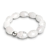 Poudreuse | Bracelet en verre Tempête